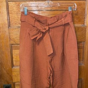 Madewell ankle pants with tie